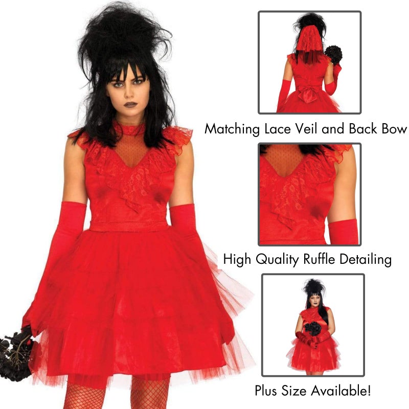 Leg Avenue Women's Costume, Red, Small - Image 2